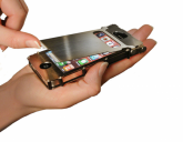 capa Max de aluminío para iPhone 4 ou 4S FLIP Transformers