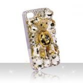 Capa Max estilo uso repleta de diamantes para IPhone 4/4S