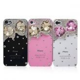 Crosell Sweety Rhinestone caso capa protetora para iPhone4/4